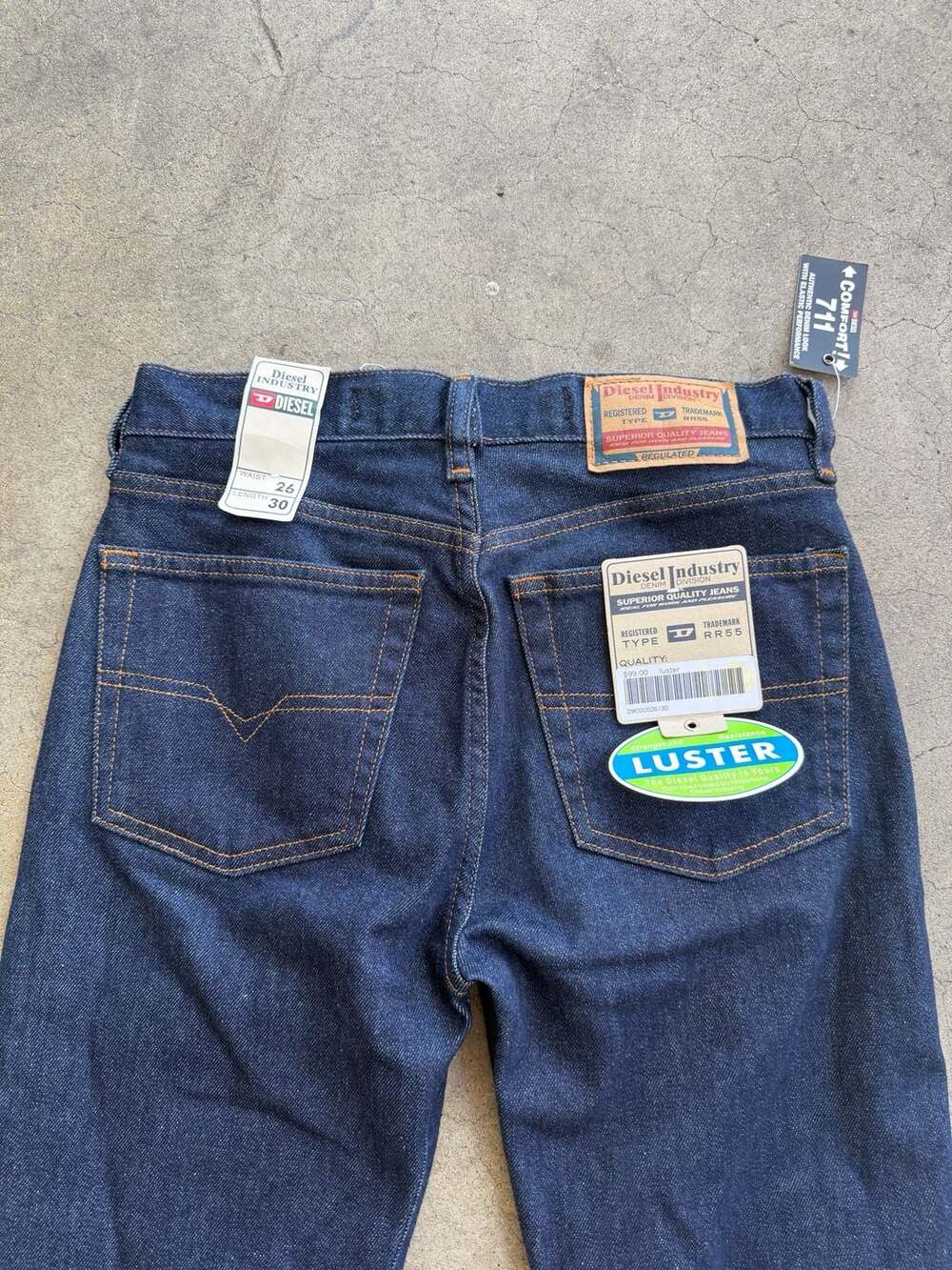 Diesel Industry Luster Straight Leg Jeans 26x30